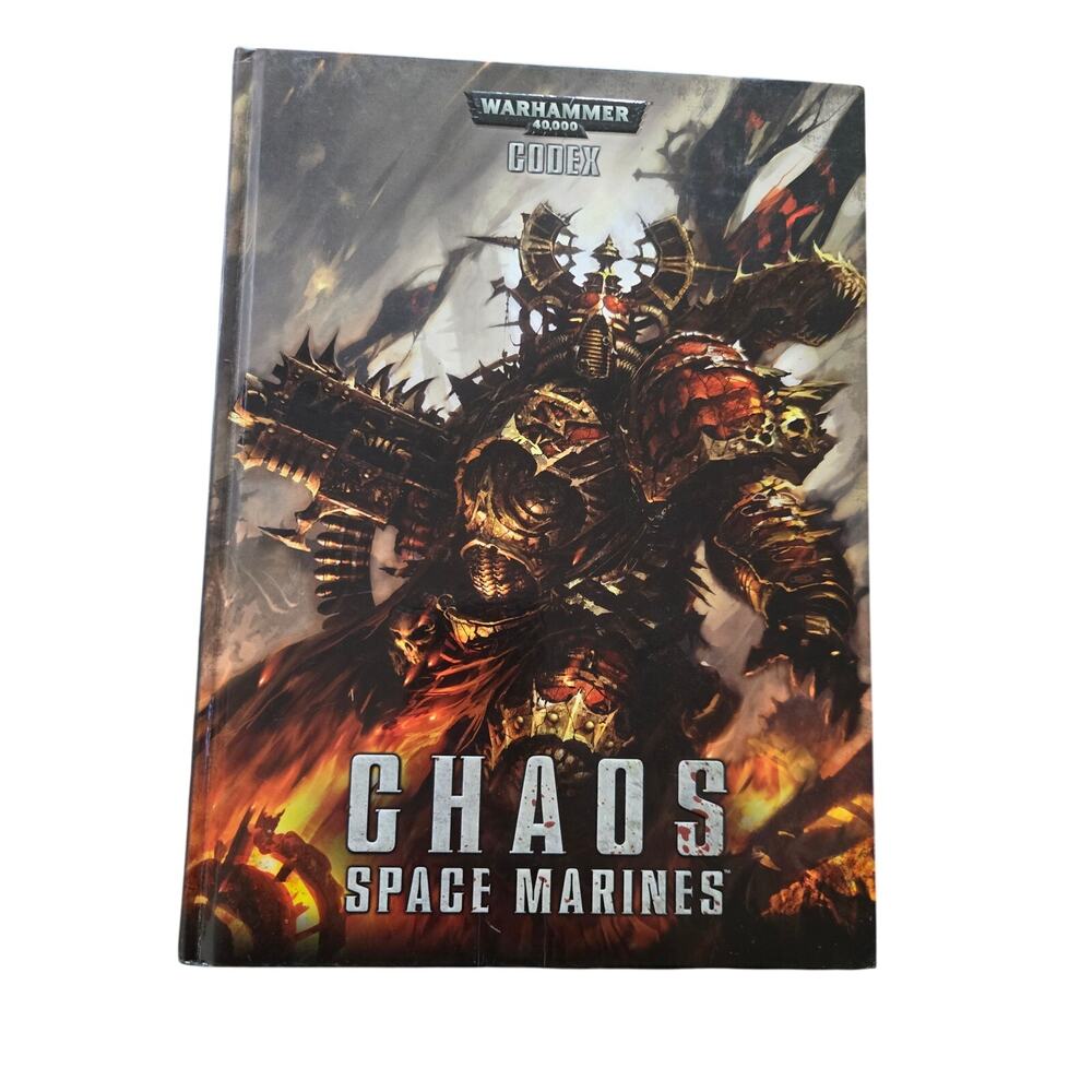 Warhammer 40K Chaos Space Marines Codex – Hardcover Rulebook